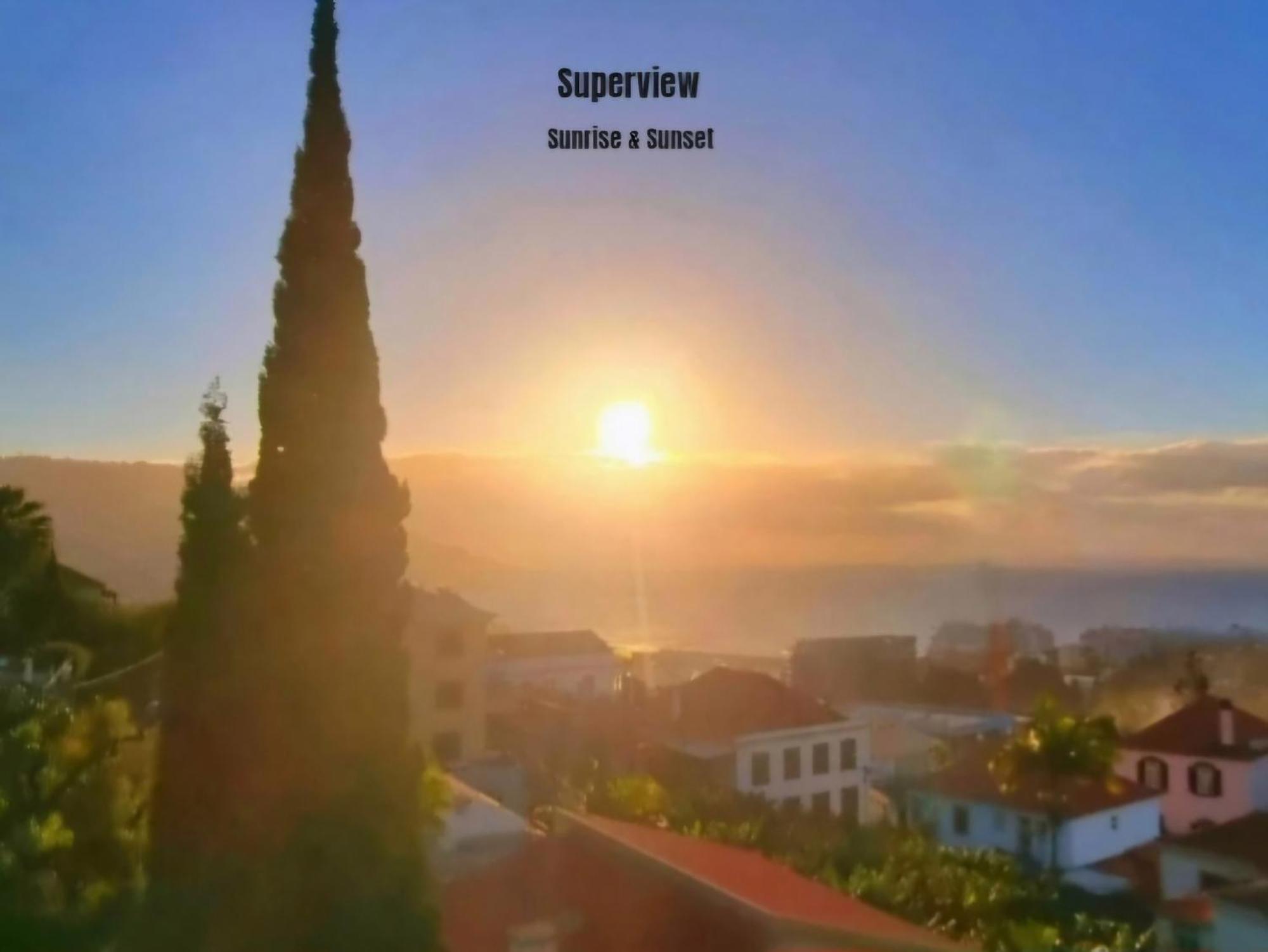 Ferienwohnung Panoramic Sunrise And Sunset Views, 5 Min From Funchal, Perfect Getaway For Travelers Exterior foto